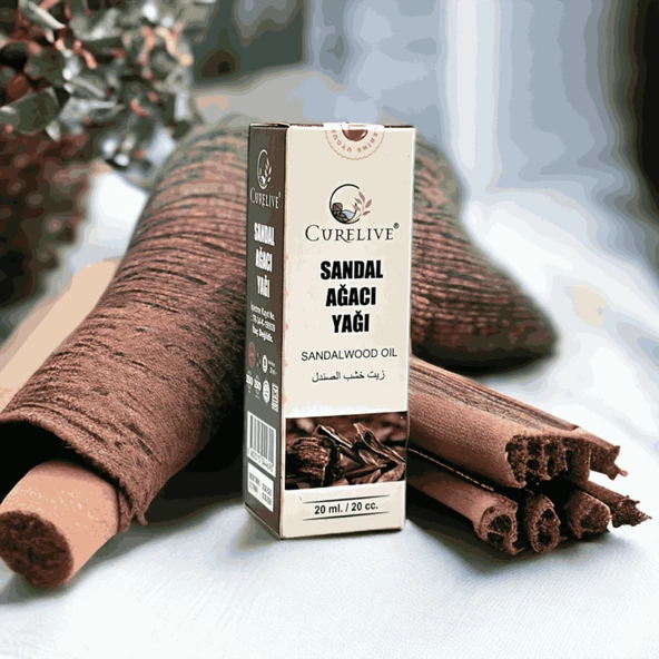 CURELIVE Sandal Ağacı Yağı 20 ml ürün görseli 1
