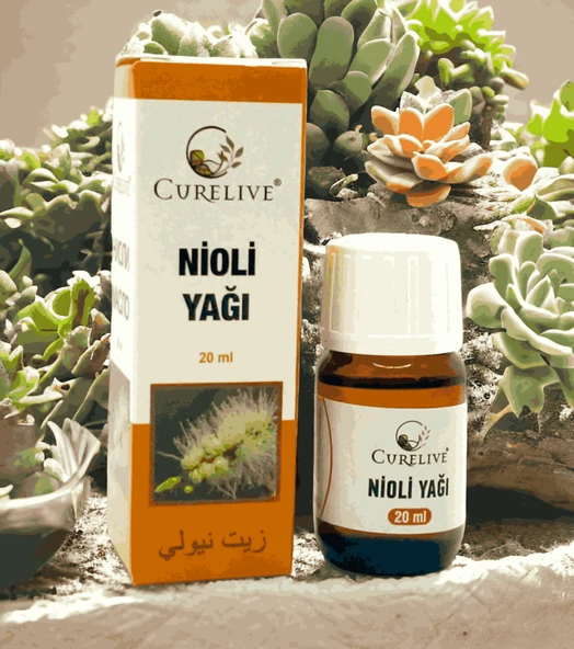 CURELIVE Saf Nioli Yağı ile Saç ve Cilt Bakım Yağı 20ml Cam Şişe ürün görseli 1