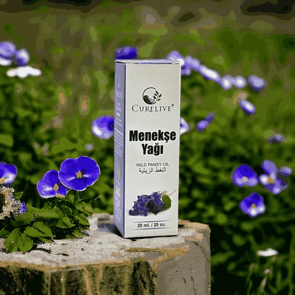 CURELIVE Menekşe Yağı 20ml ürün görseli 1