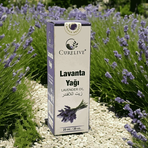 CURELIVE Lavanta Uçucu Yağı 20 ml Rahatlatıcı Aromaterapi Ve Sakinleştirici Etkili Lavanta Yağı ürün görseli 1