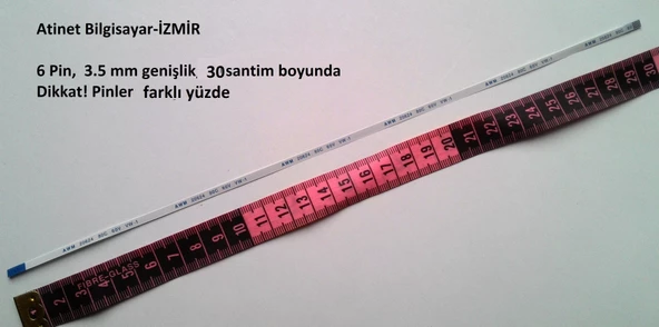 HP EliteBook 8560w  8570w  Power Buton Flex Kablosu 6 Pin  6-0.5-30B ürün görseli 1