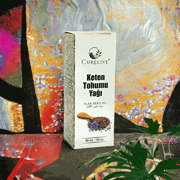 CURELIVE Keten Tohumu Yağı 50ml ürün görseli 1