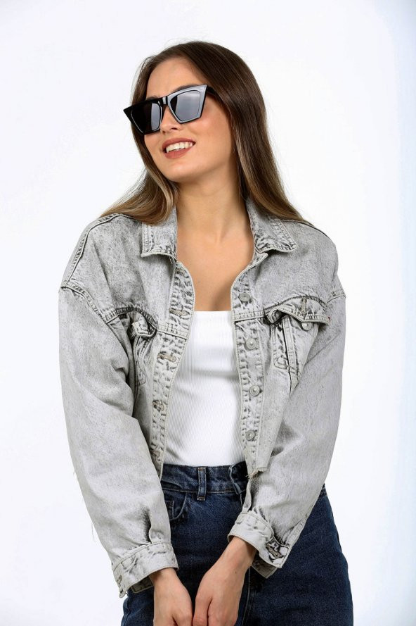 Siyah Cat Eye Kadın Güneş Gözlüğü ürün görseli 1