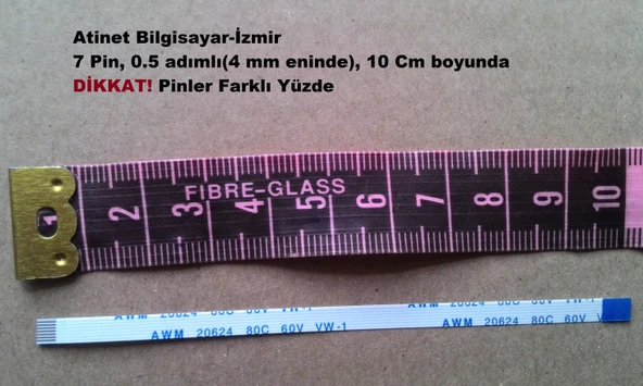 Awm 20624 80C 60V Vw-1 Flex Kablo 7 Pin 10Cm 7-0.5-10B ürün görseli 1