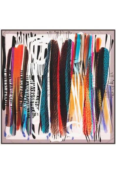 Polyester Tivil Eşarp 8358795 - Resim 9