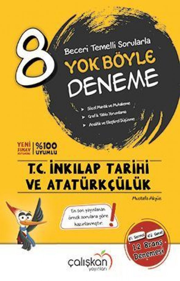 Çalışkan Yayınları 8. Sınıf Yok Böyle Branş Denemesi / İnkilap Tarihi ürün görseli 1