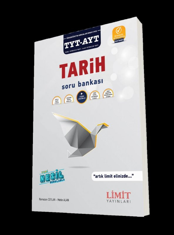TYT AYT Tarih Soru Bankası Limit Yayınları ürün görseli 1