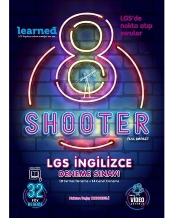 BOREALIS 8.SINIF SHOOTER LGS İNGİLİZCE 32 FÖY DENEME VİDEO ÇÖZÜMLÜ ürün görseli 1
