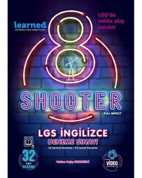 BOREALIS 8.SINIF SHOOTER LGS İNGİLİZCE 32 FÖY DENEME VİDEO ÇÖZÜMLÜ ürün görseli 1