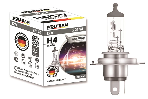 AMPUL 12V H4 60/55 P43t STANDART IŞIK TIRNAKLI P43t 64193 ürün görseli 1