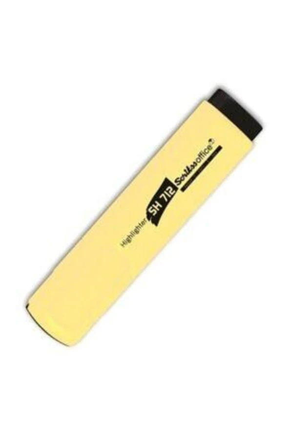 Scrikss Fosforlu Kalem Pastel Sarı 12 Lİ SH 712 (12 Li Paket) ürün görseli 1