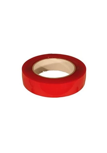 ÇİFT TARAFLI BANT 20mm x 5mt KIRMIZI ŞEFFAF ürün görseli 1