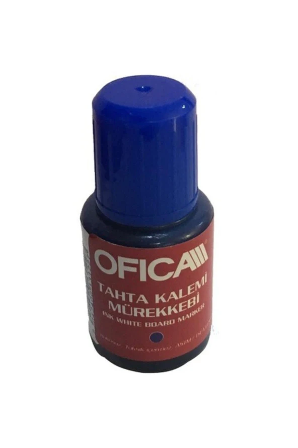 Ofica Mavi Tahta Kalem Mürekkebi 20 ml Mavi Fmm-05m (12 Li Kutu ürün görseli 1