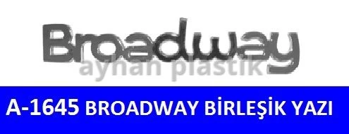 ARKA YAZI BROADWAY BİRLEŞİK ürün görseli 1
