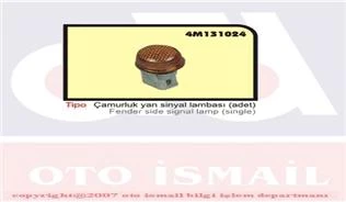 ÇAMURLUK YAN SİNYAL LAMBASI TİPO - UNO ürün görseli 1
