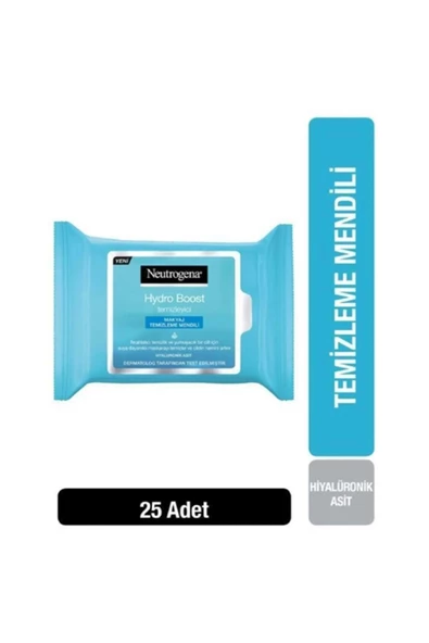 Neutrogena Hydro Boost Makyaj Temizleme Mendili 25'Li ürün görseli 1
