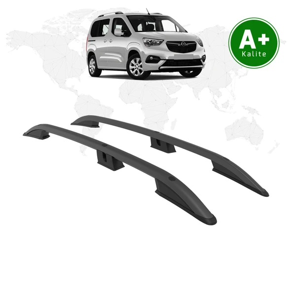 Opel Combo Tavan Çıtası Kısa Şasi 2019 Model Ve Sonrası Siyah ürün görseli 1