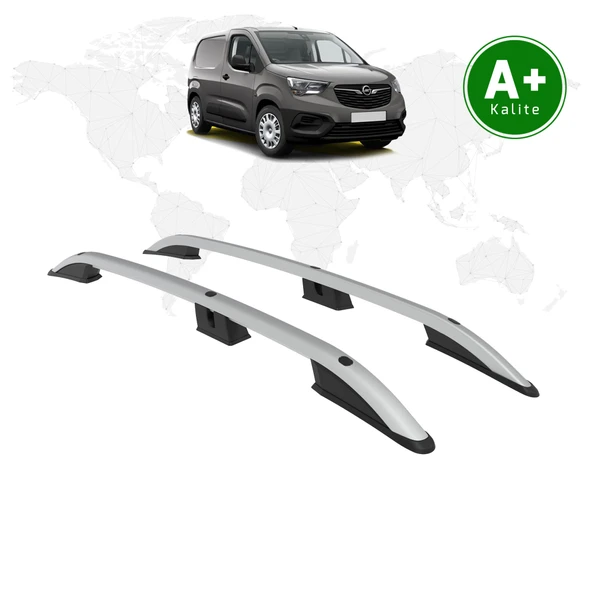 Opel Combo Panelvan Tavan Çıtası Uzun Şase 2019 Model Ve Sonrası Gri ürün görseli 1
