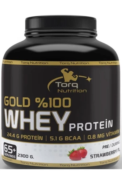Torq Nutrition  Gold Whey Protein Çilekli 2300g ürün görseli 1