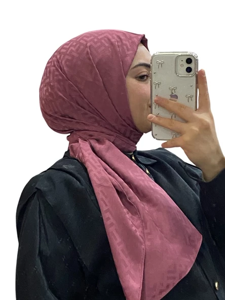 JAKARLI L DESENLİ ŞAL 1014 - Resim 7