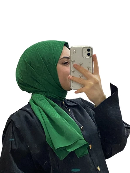 JAKARLI L DESENLİ ŞAL 1014 - Resim 5