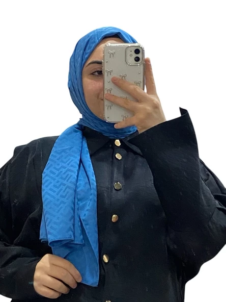 JAKARLI L DESENLİ ŞAL 1014 - Resim 12
