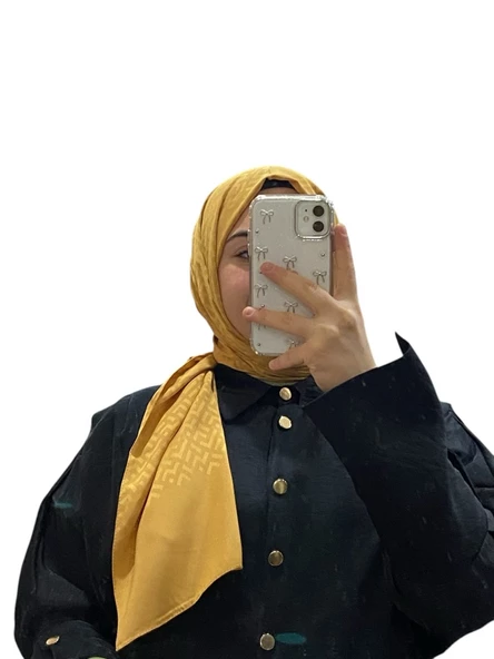 JAKARLI L DESENLİ ŞAL 1014 - Resim 2