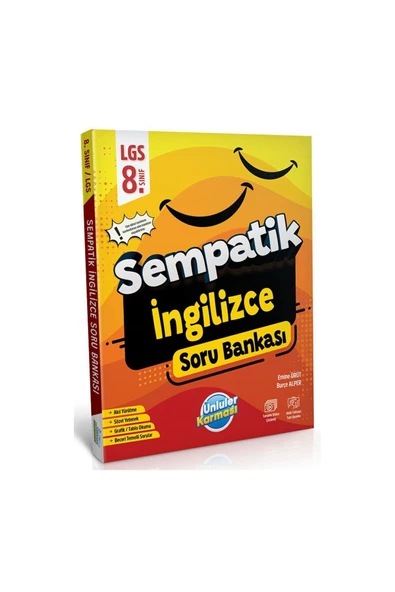 ÜNLÜLER KARMASI 8. SINIF SEMPATİK İNGİLİZCE SORU BANKASI ürün görseli 1