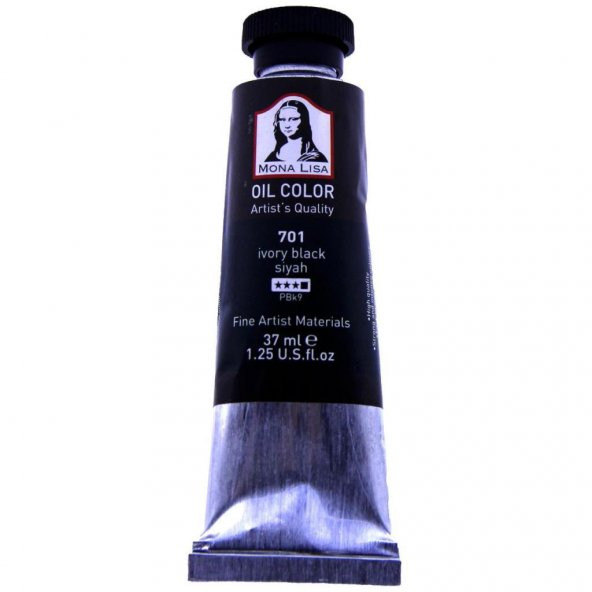 SUDOR YAGLI BOYA MONALISA 37 ML SIYAH 701 ürün görseli 1