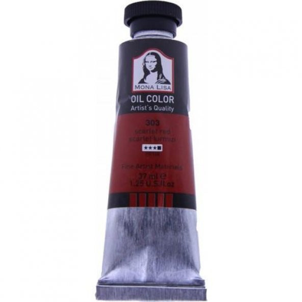 SUDOR YAGLI BOYA MONALISA 37 ML SCARLET KIRM.303 ürün görseli 1