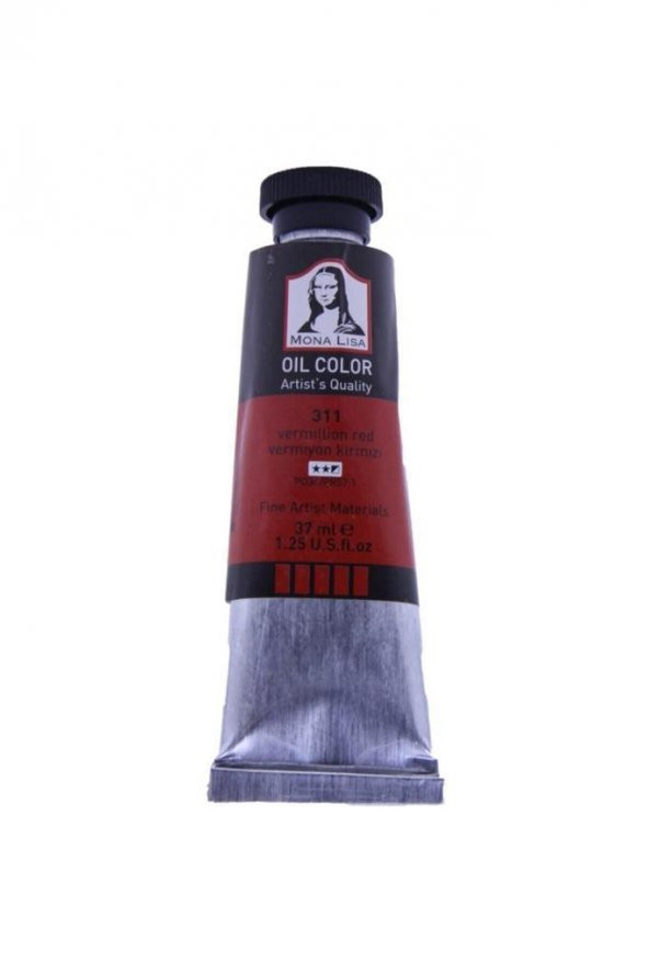 SUDOR YAGLI BOYA MONALISA 37 ML VERMIYON KIR.311 ürün görseli 1