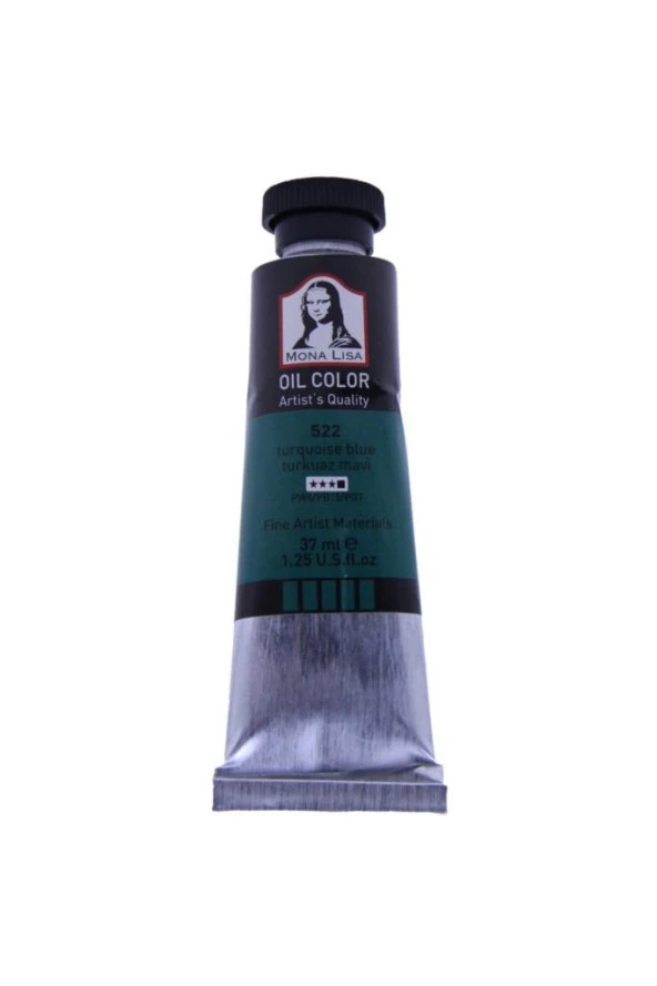 SUDOR YAGLI BOYA MONALISA 37 ML TURKUAZ MAVI 522 ürün görseli 1