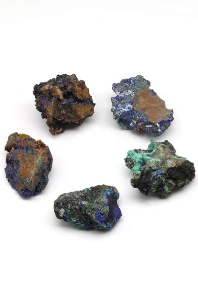 Azurit Doğal Taş Ham Parça - Resim 2