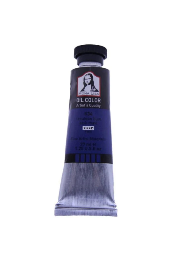 SUDOR YAGLI BOYA MONALISA 37 ML ACIK MAVI 534 ürün görseli 1