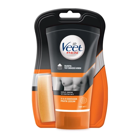 Veet Men Duşta Tüy Dökücü Krem 150 Ml 2 Adet ürün görseli 1