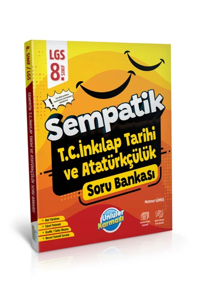 8.Sınıf Sempatik T.C.İnkılap Tarihi Ve Atatürkçülük Soru Bankası ürün görseli 1