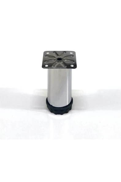 EROĞLU 4 Adet Metal Baza Dolap Ayağı Krom 5 Cm ürün görseli 1