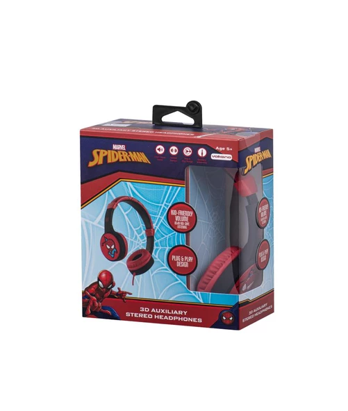 Marvel Spıderman  Kablolu Kulaklık Çocuk Kulaklığı Lisanslı Hediye Stıckerlı MV-3053-SM ürün görseli 1