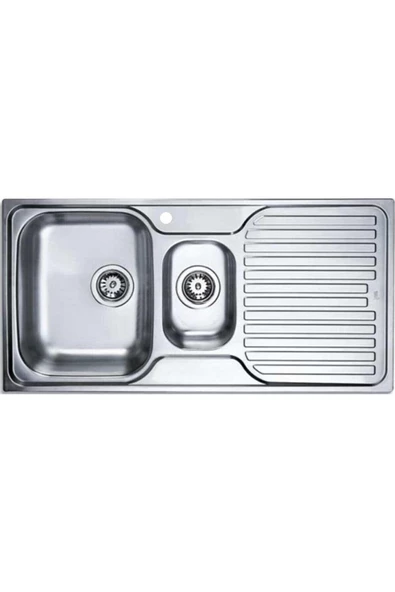 Teka Princess Eviye 1.5 Göz 50x80cm Sağ Damlalık Paslanmaz ürün görseli 1