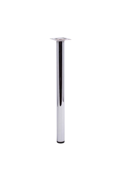 SNN AKSESUAR - Silindir 71 Cm. Masa Ayağı Krom - Metal Ayak - 4 Adet ürün görseli 1