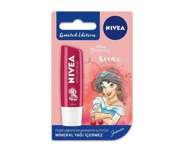 Nivea Disney Princess Kiraz Dudak Bakım Kremi 4,8 Gr ürün görseli 1