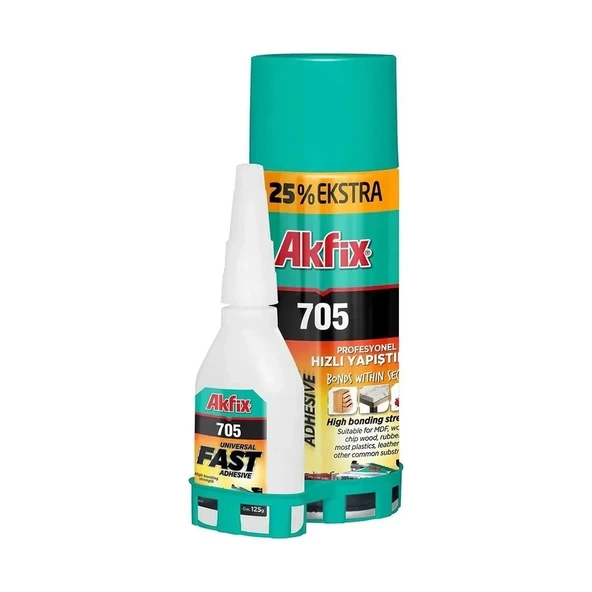 Akfix Hızlı Yapıştırıcı Mdf Kit 500ml+125gr ürün görseli 1