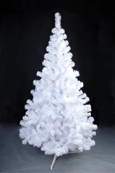 Winterfest Beyaz Yılbaşı Çam Ağacı 150 cm 300 Gür Dal Demir Ayaklı ürün görseli 1