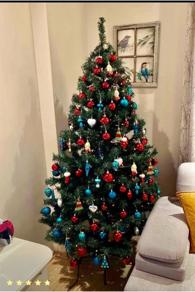 Winterfest Yılbaşı Çam Ağacı 180 Cm 580 Dal Demir Ayaklı ürün görseli 1