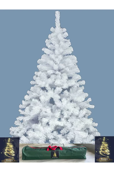 Winterfest Beyaz Yılbaşı Çam Ağacı 150 cm 350 Gür Dal VE ÇANTALI ürün görseli 1
