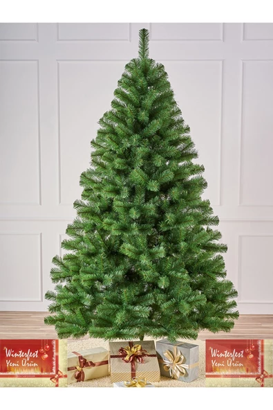 Winterfest Yılbaşı Çam Ağacı 210 Cm 800 Gür Dallı Demir Ayaklı ürün görseli 1