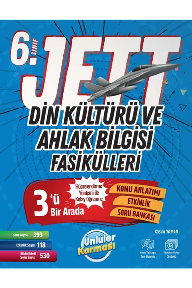 Ünlüler Karması 6 Sınıf Jett Din Kültürü ve Ahlak Bilgisi Fasikülleri ürün görseli 1