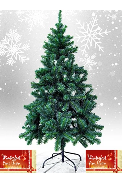 Winterfest Yılbaşı Çam Ağacı 150 Cm 320 Gür Dallı Demir Ayaklı ürün görseli 1