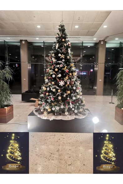 Winterfest Yılbaşı Ağacı 300 Cm 1750 Dal - Resim 2
