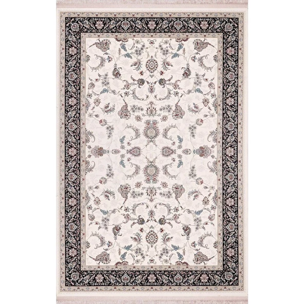 NEXUS HALI MAJESTİC 38833 BEYAZ KLASİK FİGÜRLÜ RETRO HALI 150X233 ÖLÇÜ ürün görseli 1
